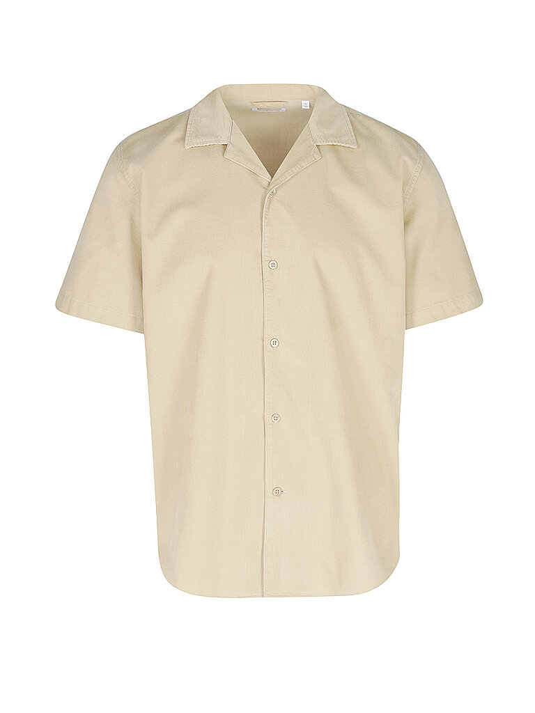 KNOWLEDGE COTTON APPAREL Cordhemd beige | S